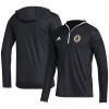Pánská mikina Boston Bruins NHL adidas Team Long Sleeve Quarter-Zip Hoodie T-Shirt - Black Veľkosť: XXXL Pánská mikina Boston Bruins NHL adidas Team Long Sleeve Quarter-Zip Hoodie T-Shirt - Black Veľkosť: XXXL