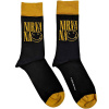 Ponožky Nirvana - Logo Stacked, Unisex,Čierna,UK 4 - 7 Ponožky Nirvana - Logo Stacked, Unisex,Čierna,UK 4 - 7