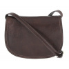 Vera Pelle Kožená crossbody dámská kabelka Enila I Fratelli tmavá hnědá Vera Pelle Kožená crossbody dámská kabelka Enila I Fratelli tmavá hnědá