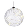 Svetelná LED dekorácia Sirius Wave Ball, Ø 10 cm Svetelná LED dekorácia Sirius Wave Ball, Ø 10 cm