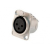 Mikrofonní XLR konektor NEUTRIK NC3FD-L-1 Mikrofonní XLR konektor NEUTRIK NC3FD-L-1