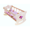 Jokomisiada Doll Cradle 5906749154422 (Veľká drevená bábika kolísky srdca + posteľná bielizeň) Jokomisiada Doll Cradle 5906749154422 (Veľká drevená bábika kolísky srdca + posteľná bielizeň)