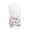 Artman Candles Vianočná sviečka vtáčik, biela, pr. 7 x 14 cm Artman Candles Vianočná sviečka vtáčik, biela, pr. 7 x 14 cm