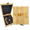 Sablio Darčeková sada na víno Love: 147×168×49 mm Sablio Darčeková sada na víno Love: 147×168×49 mm