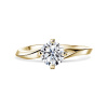 Freya | Zásnubný prsteň so stredovým diamantom 0.900ct, žlté zlato 61
