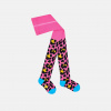 Happy Socks Detské ružové pančuchy Happy Socks s farebným vzorom Leopard Happy Socks Detské ružové pančuchy Happy Socks s farebným vzorom Leopard