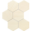 Tubadzin HORIZON HEX IVORY 28,9X22,1 mozaika Tubadzin HORIZON HEX IVORY 28,9X22,1 mozaika