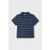 Detská bavlnená polokošeľa Mayoral 3107.5E.Mini.PPYA tmavomodrá 122 Detská bavlnená polokošeľa Mayoral 3107.5E.Mini.PPYA tmavomodrá 122