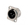 Mikrofonní XLR konektor NEUTRIK NC3MD-L-1 Mikrofonní XLR konektor NEUTRIK NC3MD-L-1