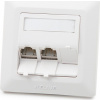 Keline zásuvka Modulo50 Cat 5E, podpovrchová, osadená s 3xKEJ-C5E-S-TL Keline zásuvka Modulo50 Cat 5E, podpovrchová, osadená s 3xKEJ-C5E-S-TL