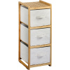 KESPER Regál s boxmi 87 × 29,5 × 33,5 cm, 3 police, bambus KESPER 54276 KESPER Regál s boxmi 87 × 29,5 × 33,5 cm, 3 police, bambus KESPER 54276