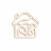 DECOLED Ozdoba domčeka ECOprint 30 cm biela, 3D tlač, plast, vonkajšia DECOLED Ozdoba domčeka ECOprint 30 cm biela, 3D tlač, plast, vonkajšia