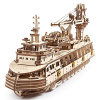 Ugears 3D drevené mechanické puzzle Výskumná loď Ugears 3D drevené mechanické puzzle Výskumná loď