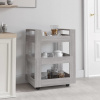 zahrada-XL Kuchynský vozík sivý dub sonoma 60x45x80 cm spracované drevo 816822 zahrada-XL Kuchynský vozík sivý dub sonoma 60x45x80 cm spracované drevo 816822
