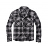 Brandit Check košeľa s dlhými rukávmi, čierna+charcoal - 3XL Brandit Check košeľa s dlhými rukávmi, čierna+charcoal - 3XL