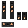 Klipsch R-600F HTS (Zostava Referencie 5.0: dva predné reproduktory R-600F, centrálna R-50C, dva zadné R-40M. Nie je v jednej krabici!!!)