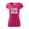 Dámske tričko GAME OVER (Svadobné tričká, tričko na rozlúčku so slobodou, se svobodou, ženích, nevesta) Dámske tričko GAME OVER (Svadobné tričká, tričko na rozlúčku so slobodou, se svobodou, ženích, nevesta)