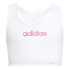 adidas Essentials Linear Bra Girls White/Black 7-8 Years adidas Essentials Linear Bra Girls White/Black 7-8 Years