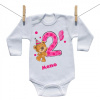 Boodyy Body s dlhým rukávom Mám 2 roky s medvedíkom pre dievča 74 (6-9 mesiacov) Boodyy Body s dlhým rukávom Mám 2 roky s medvedíkom pre dievča 74 (6-9 mesiacov)