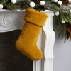 Christmas Stocking Pelush - Mustard Christmas Stocking Pelush - Mustard