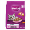 Whiskas Sterile suché krmivo pre dospelé mačky s lahodným lososom 1,4 kg Whiskas Sterile suché krmivo pre dospelé mačky s lahodným lososom 1,4 kg