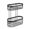 Wenko Kúpeľňový košík 2poschodový Classic Plus Black, 26,5 x 33 x 14,5 cm Wenko Kúpeľňový košík 2poschodový Classic Plus Black, 26,5 x 33 x 14,5 cm