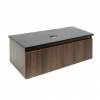 Swiss aqua technologies Koupelnová skříňka s deskou z umělého kamene SAT Evolution 98x30x44,8 cm ořech mat SATEVO100NATK Swiss aqua technologies Koupelnová skříňka s deskou z umělého kamene SAT Evolution 98x30x44,8 cm ořech mat SATEVO100NATK