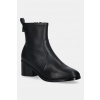 Kožené členkové topánky Tommy Hilfiger TH STRETCH LEATHER BOOTIE FW0FW08860 čierna EUR 36 Kožené členkové topánky Tommy Hilfiger TH STRETCH LEATHER BOOTIE FW0FW08860 čierna EUR 36
