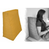 Nábytek PEGAS Relaxační polštář - žlutý melír Nábytek PEGAS Relaxační polštář - žlutý melír