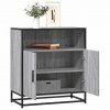zahrada-XL Komoda sivá sonoma 68x35x76 cm kompozitné drevo 849002 zahrada-XL Komoda sivá sonoma 68x35x76 cm kompozitné drevo 849002