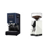 Gaggia Classic E24 BC, blue + Eureka Mignon Silenzio 55, CR white Gaggia Classic E24 BC, blue + Eureka Mignon Silenzio 55, CR white