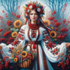 NORIMPEX Diamantové maľovanie Dievča v záplave farieb 30 x 40 cm NORIMPEX Diamantové maľovanie Dievča v záplave farieb 30 x 40 cm