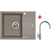 Sinks Linea 600 XC Truffle + Vitalia Sinks Linea 600 XC Truffle + Vitalia