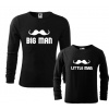 Tričká s dlhým r. Big man, Little man (Rodinné tričká s potlačou sú vždy dobrý darček, nápisom, pre, rodinu, mama, otec) Tričká s dlhým r. Big man, Little man (Rodinné tričká s potlačou sú vždy dobrý darček, nápisom, pre, rodinu, mama, otec)