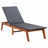 Záhradné lehátko - Vidaxl Deckchair, Polystan a Solid Acacia Wood (Vidaxl Deckchair, Polystan a Solid Acacia Wood) Záhradné lehátko - Vidaxl Deckchair, Polystan a Solid Acacia Wood (Vidaxl Deckchair, Polystan a Solid Acacia Wood)