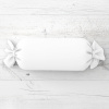 Biante Vankúš valec bonbon Rongo RG-031 Studený biely 15x80 cm Biante Vankúš valec bonbon Rongo RG-031 Studený biely 15x80 cm