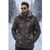 Max Original Leather Pánska kožená bunda 8062 FUR brown (5XL 66-68) - Brown - 5XL Max Original Leather Pánska kožená bunda 8062 FUR brown (5XL 66-68) - Brown - 5XL