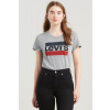 Dámske tričko LEVI'S® THE PERFECT Graphic tee 17369-0303 Farba: Sivá, Veľkosť: XS Dámske tričko LEVI'S® THE PERFECT Graphic tee 17369-0303 Farba: Sivá, Veľkosť: XS
