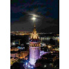 Art puzzle - Puzzle Galata Tower, Turecko - svietiace - 1000 dielov Art puzzle - Puzzle Galata Tower, Turecko - svietiace - 1000 dielov