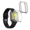 kwmobile 2x kryt with Ochranné sklo for Xiaomi Redmi Watch 5 Active kryt - TPU Silikonový Fitness Tracker kryt Set - Průhledný / stříbrná kwmobile 2x kryt with Ochranné sklo for Xiaomi Redmi Watch 5 Active kryt - TPU Silikonový Fitness Tracker kryt Set - Průhledný / stříbrná