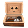 Humidor set Rounded Walnut 40 cigár s príslušenstvom Humidor set Rounded Walnut 40 cigár s príslušenstvom