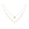 Viacvrstvový náhrdelník Guess Sparks JUBN06273JWYGT/U Viacvrstvový náhrdelník Guess Sparks JUBN06273JWYGT/U