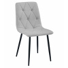 Jedálenská stolička LIBRA - svetlosivá s čiernymi nohami Počet stoličiek: 3ks Jedálenská stolička LIBRA - svetlosivá s čiernymi nohami Počet stoličiek: 3ks