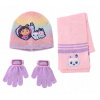 Sada zimnej čiapky, rukavice a šál, dúhová, Gábinin kúzelný domček Sada zimnej čiapky, rukavice a šál, dúhová, Gábinin kúzelný domček