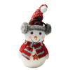MAKRO - Snehuliak vianočný dekoračný 35cm MAKRO - Snehuliak vianočný dekoračný 35cm