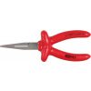 Kliešte ploché KS Tools, 1000 V, 160 mm, dlhé, ponorná izolácia Kliešte ploché KS Tools, 1000 V, 160 mm, dlhé, ponorná izolácia