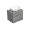 Swiss aqua technologies Koupelnová skříňka s krycí deskou SAT Cube Way 60x53x46 cm beton mat CUBE461603BE45 Swiss aqua technologies Koupelnová skříňka s krycí deskou SAT Cube Way 60x53x46 cm beton mat CUBE461603BE45