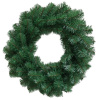 MagicHome Zelený dekoračný veniec 45 cm, 70 vetiev MagicHome Zelený dekoračný veniec 45 cm, 70 vetiev