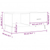 vidaXL Konferenčný stolík dymový dub 90x50x40 cm kompozitné drevo - Hnedá - 12498-154207 vidaXL Konferenčný stolík dymový dub 90x50x40 cm kompozitné drevo - Hnedá - 12498-154207