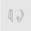 Náušnice TI SENTO so zirkónmi 78069ZI Dámske striebro 925/1000 strieborná Ródium Zirkón Náušnice TI SENTO so zirkónmi 78069ZI Dámske striebro 925/1000 strieborná Ródium Zirkón